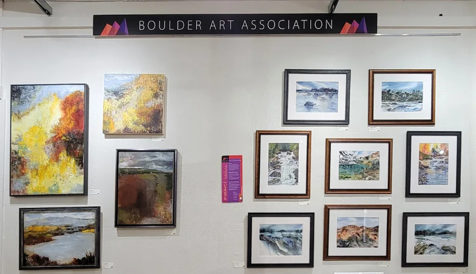 Boulder Art Association gallery space, view 3