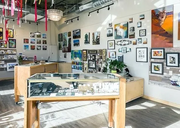Open Studios Gallery Boulder Junction gallery space, view 2
