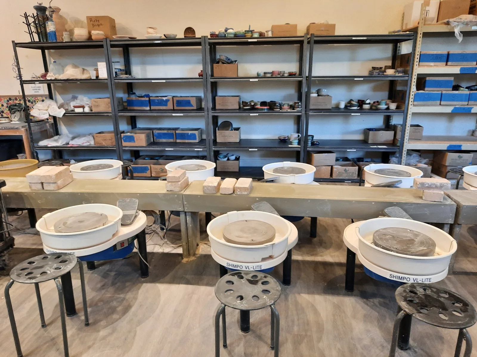 The Mudslinger Pottery Studio gallery space, view 3