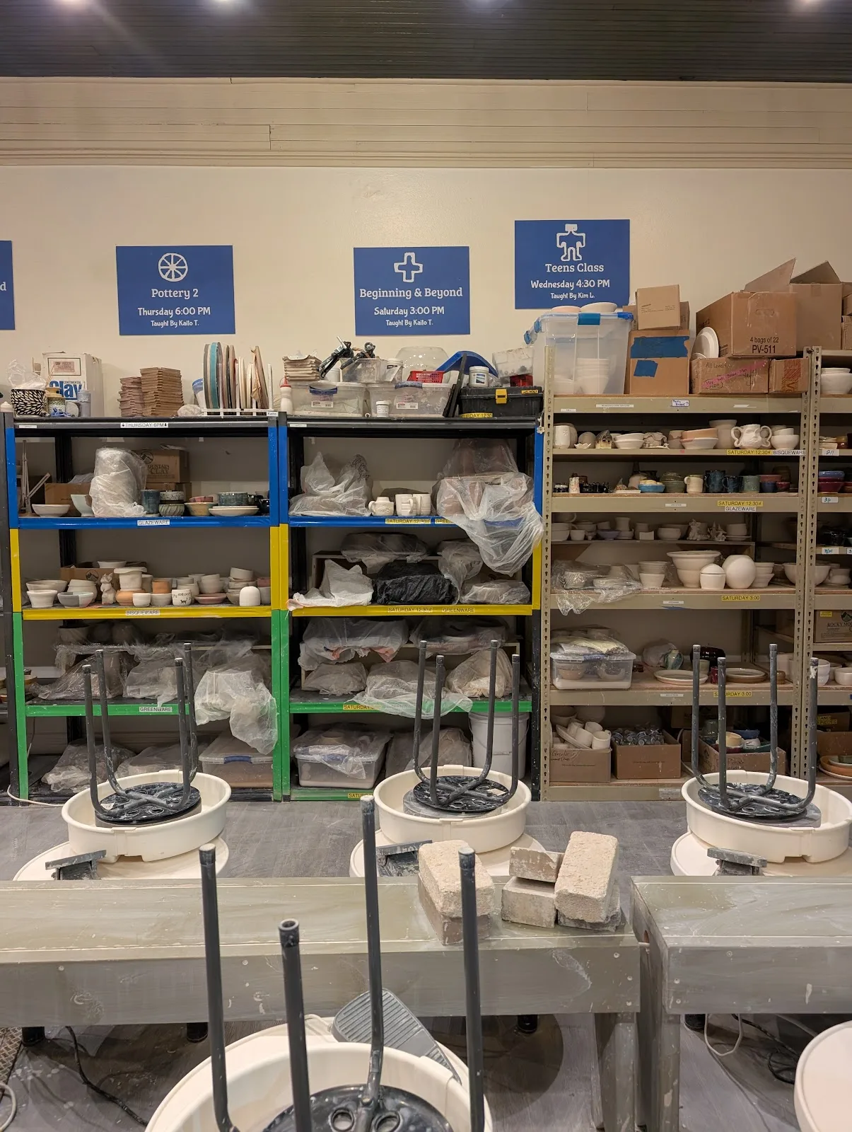 The Mudslinger Pottery Studio gallery space, view 8